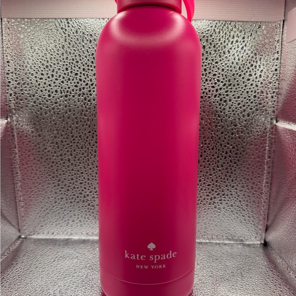 Kate Spade Bold Pink Water Bottle